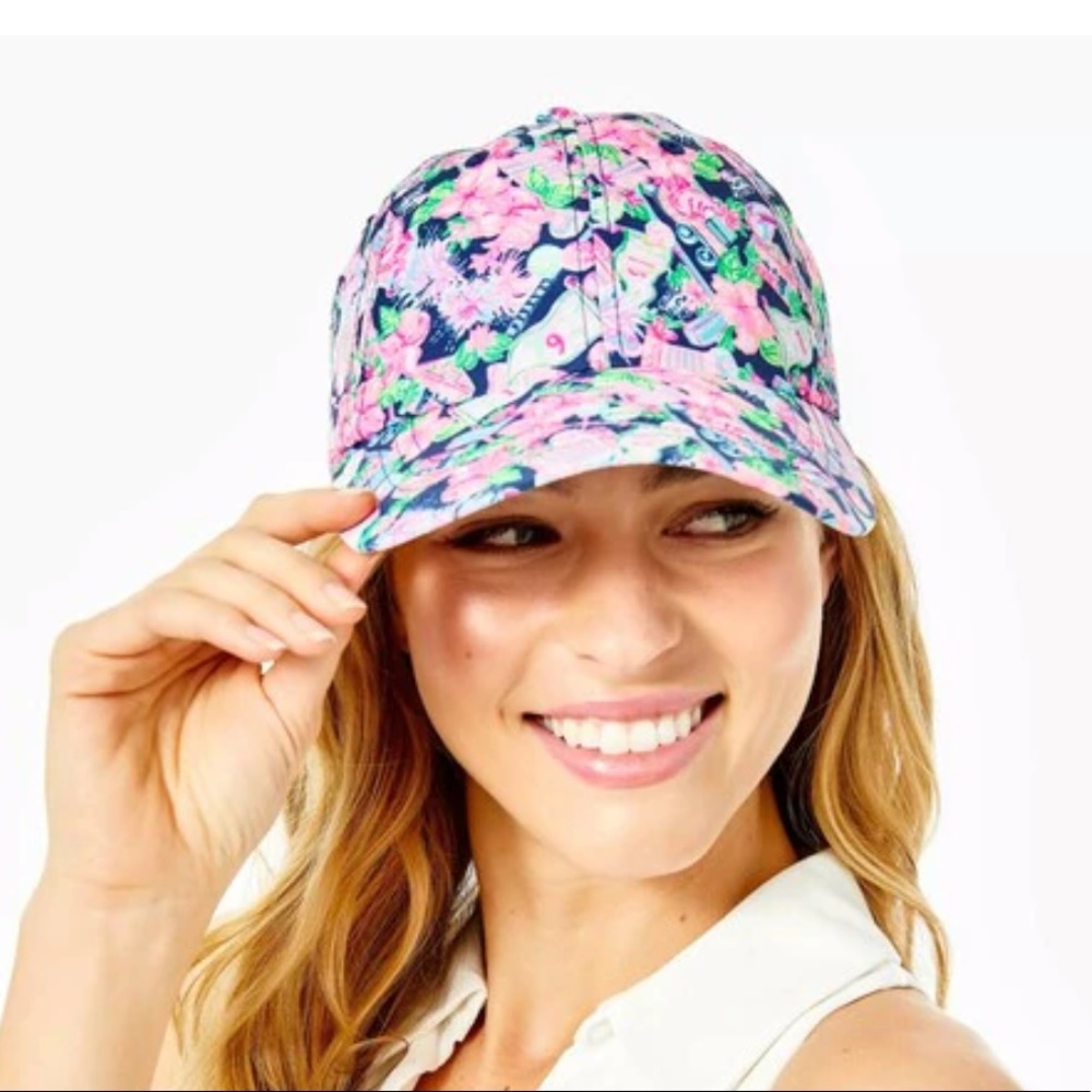 🆕 Lilly Pulitzer Run Around Hat Honda Classic - Picture 3 of 13